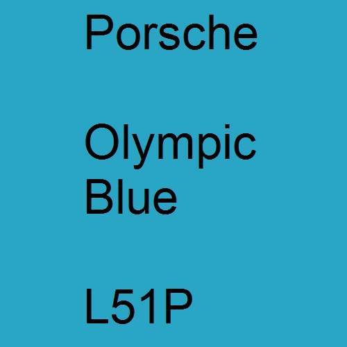 Porsche, Olympic Blue, L51P.